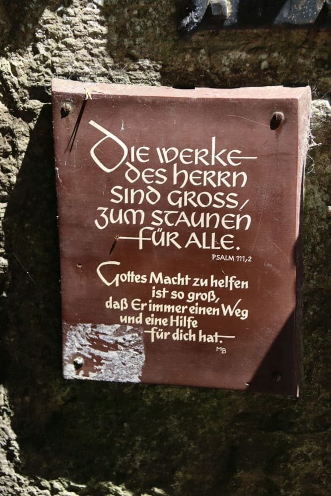 Schild am Blautopf