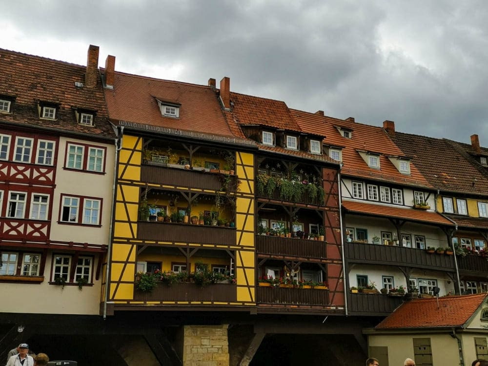 Die Krämerbrücke in Erfurt