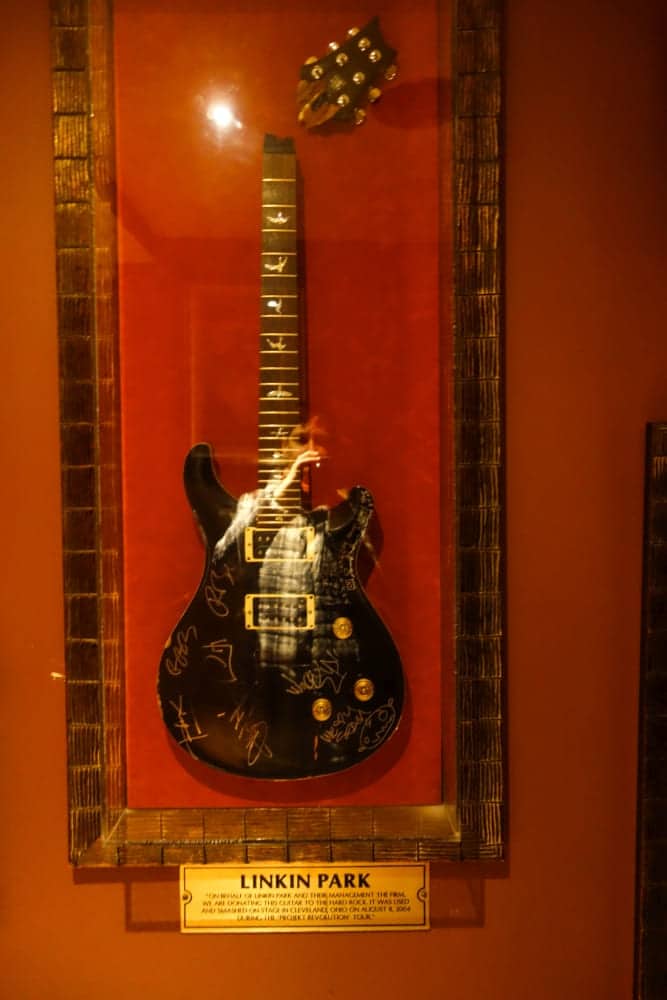 Ausstellungsstücke Hard Rock Cafe