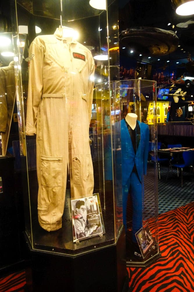 Ausstellungsstücke Planet Hollywood