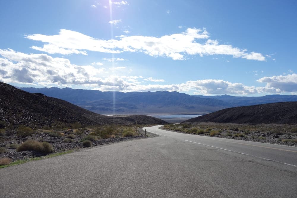 Anfahrt zum Death Valley