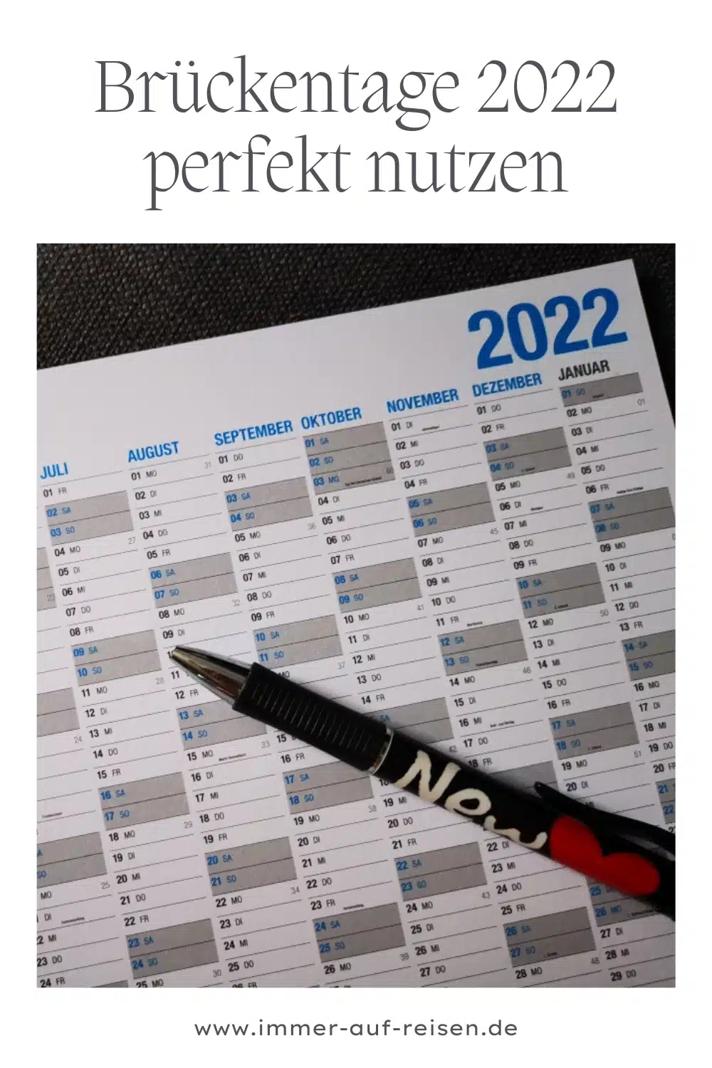 Brückentage 2022 perfekt nutzen Brückentage 2022 perfekt nutzen