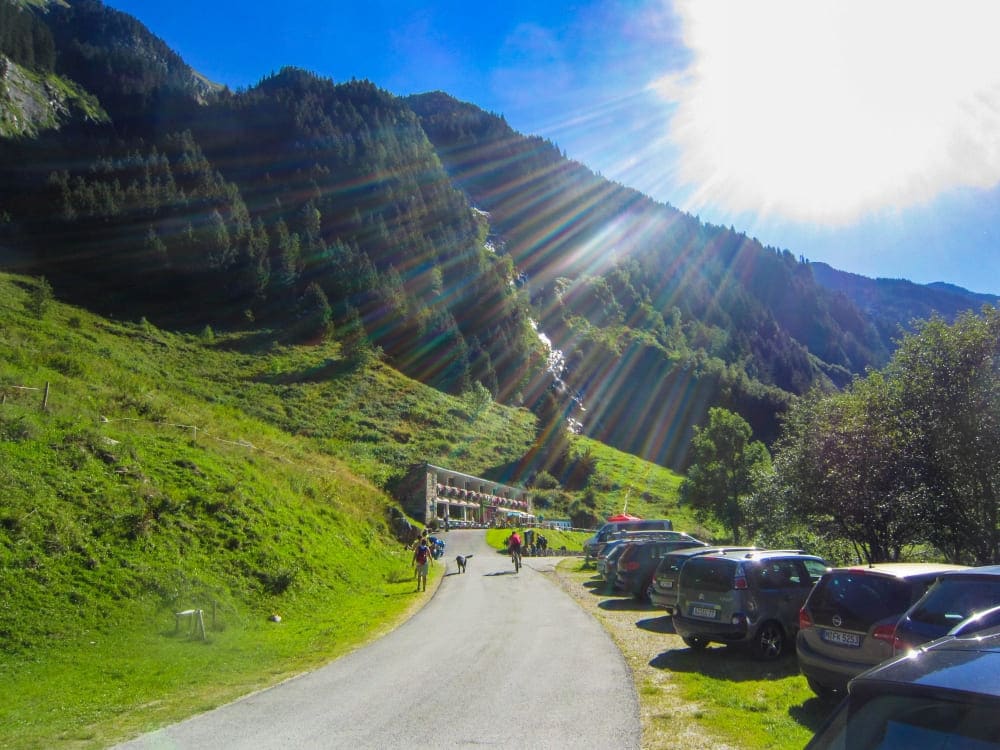 Parkplatz am Stillup-Stausee