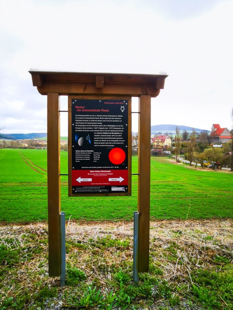 Der Planetenwanderweg bei Kaltensundheim