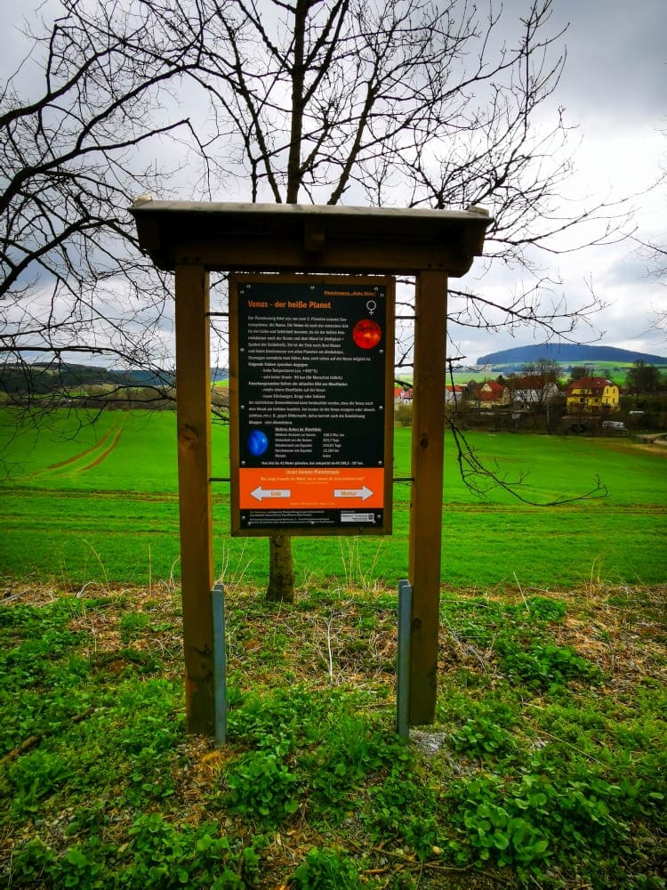 Der Planetenwanderweg bei Kaltensundheim