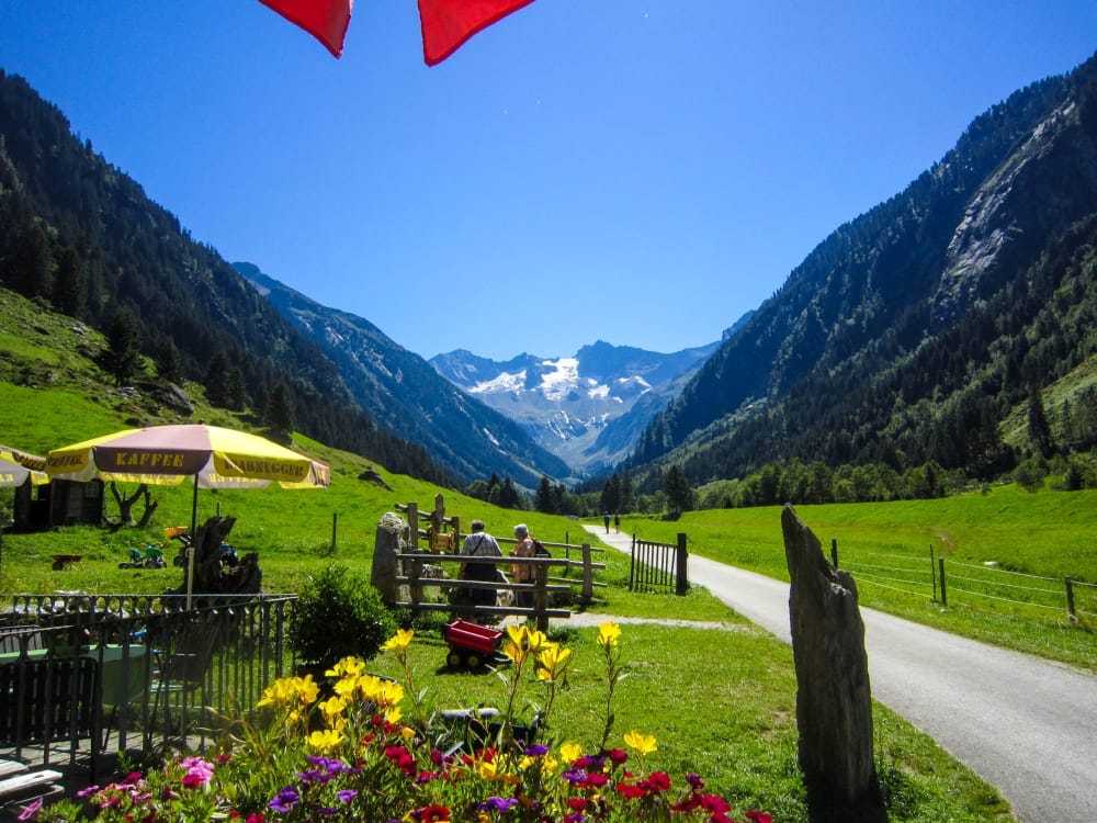 Unterwegs am Stillup-Stausee in Tirol