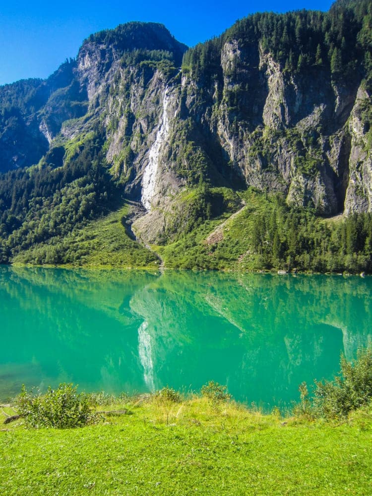 Unterwegs am Stillup-Stausee in Tirol