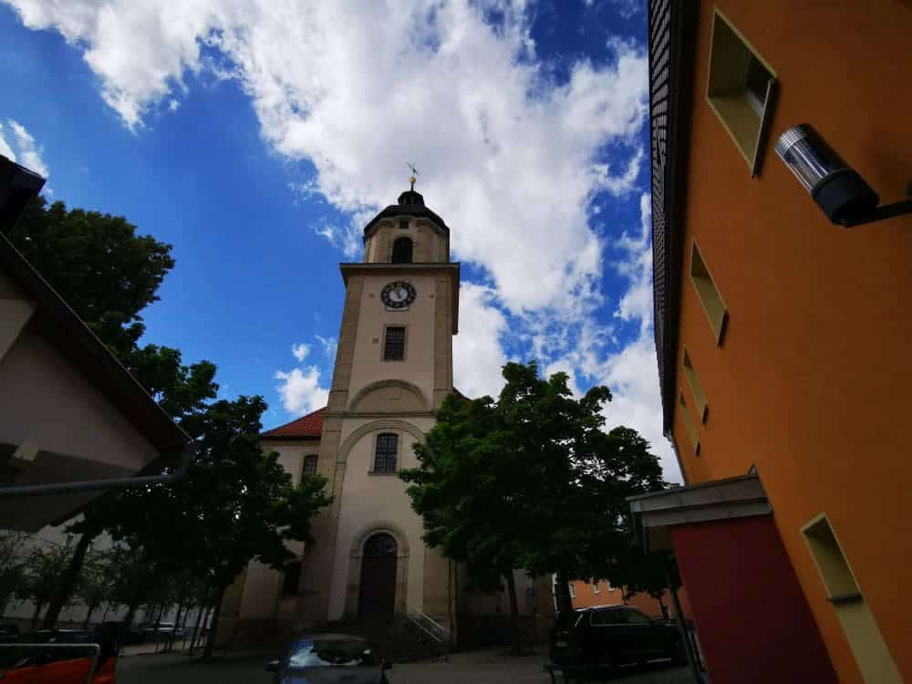 Die evangelische Stadtkirche in Bad Salzungen