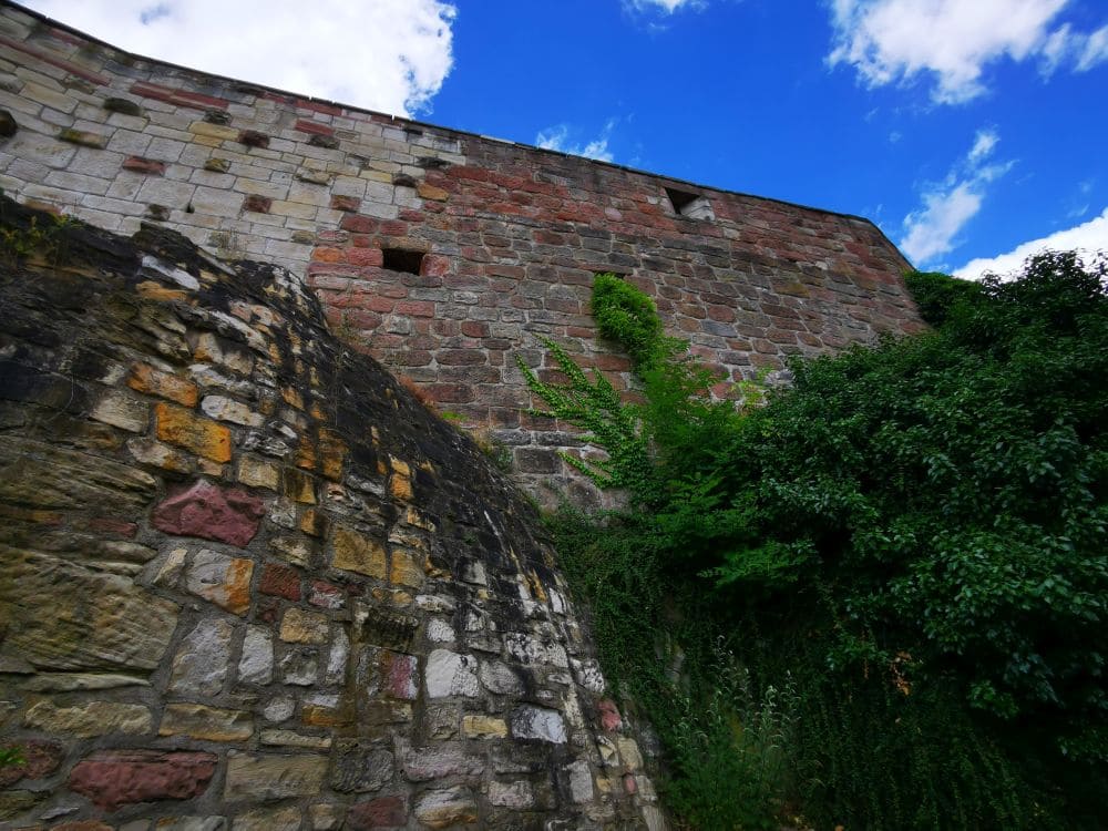 Die alte Stadtmauer in Bad Salzungen