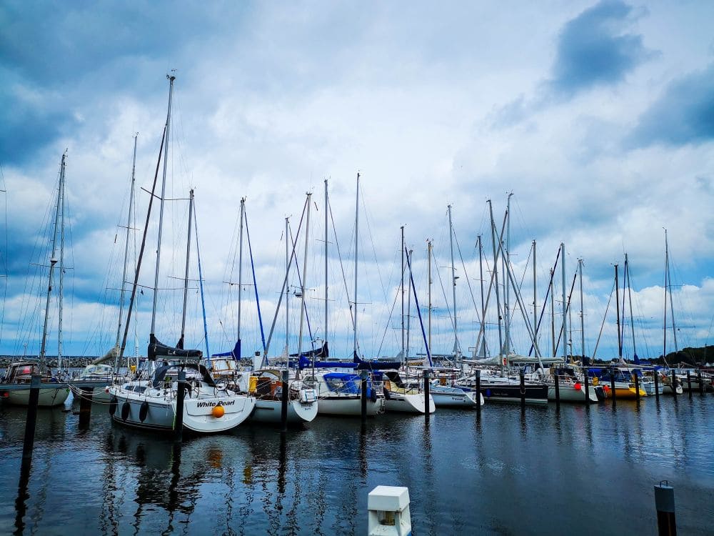 Der Hafen von Barth